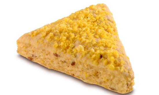 Maisecke mit Dekor (Knuspermais). Ein Produkt der Agrano AG