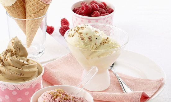 Mix soft ice caramel. Un produit de Agrano SA