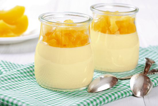 Mango-Mousse. Ein Produkt der Agrano AG