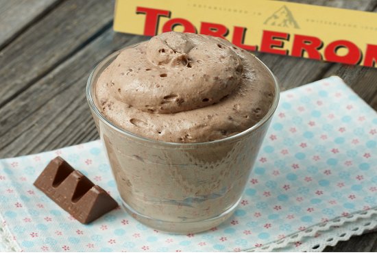 Mousse mit Toblerone. Ein Produkt der Agrano AG