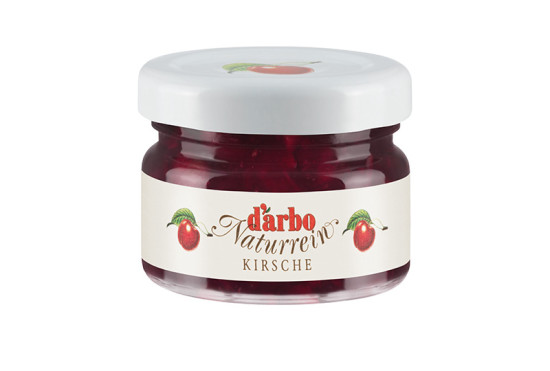 Darbo Konfitüre Extra Kirsche Miniglas. Ein Produkt der Agrano AG