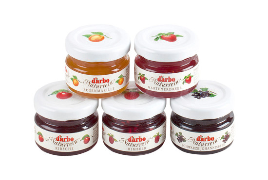 Darbo confiture assorti mini verre. Un produit de Agrano SA