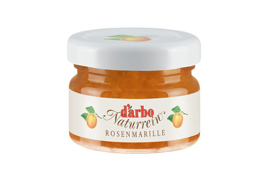Darbo confiture extra abricot mini verre. Un produit de Agrano SA