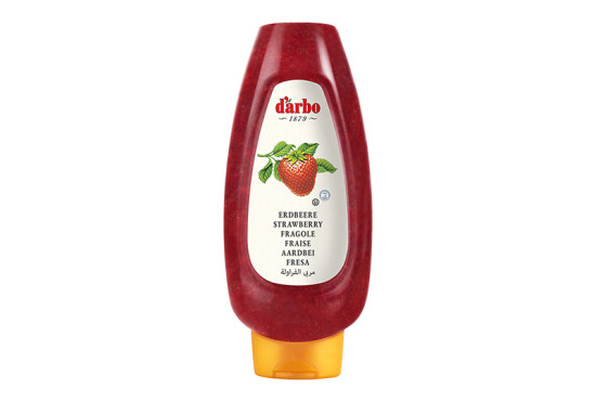Darbo Fruchtaufstrich Erdbeere Tube. Ein Produkt der Agrano AG