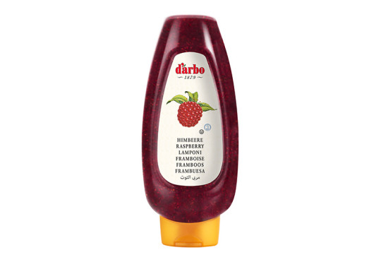 Darbo Fruchtaufstrich Himbeere Tube. Ein Produkt der Agrano AG