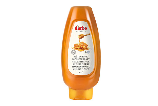 Darbo Blütenhonig Tube. Ein Produkt der Agrano AG