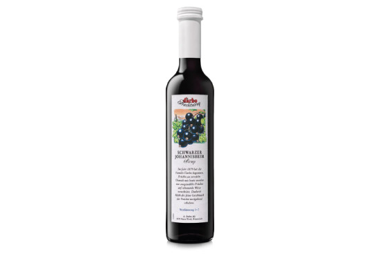 Darbo Sirup Cassis. Ein Produkt der Agrano AG