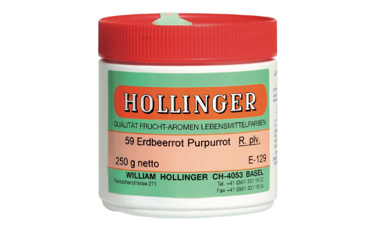 Farbe Erdbeerrot (Pulver). Ein Produkt der Agrano AG