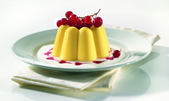 Flan Vanille. Ein Produkt der Agrano AG