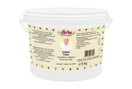 Darbo Masse à fourrer aux fraises *. Un produit de Agrano SA