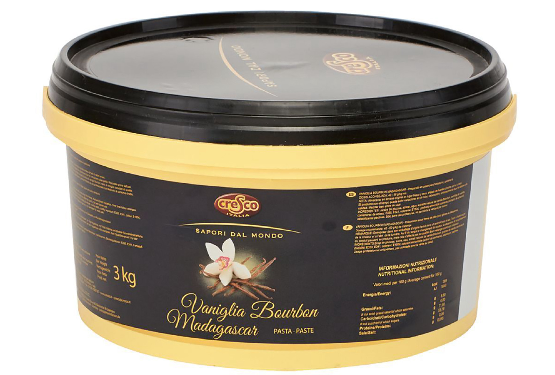 Aromapaste Vaniglia Bourbon. Ein Produkt der Agrano AG