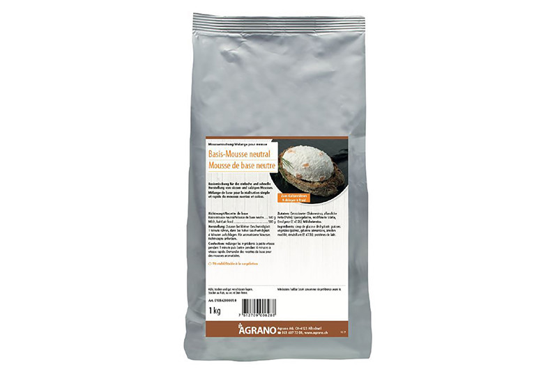Basis-Mousse neutral. Ein Produkt der Agrano AG