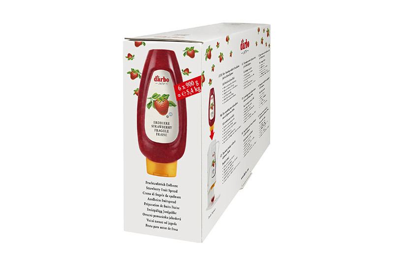 Darbo tartinade de fruits fraise tube. Un produit de Agrano SA