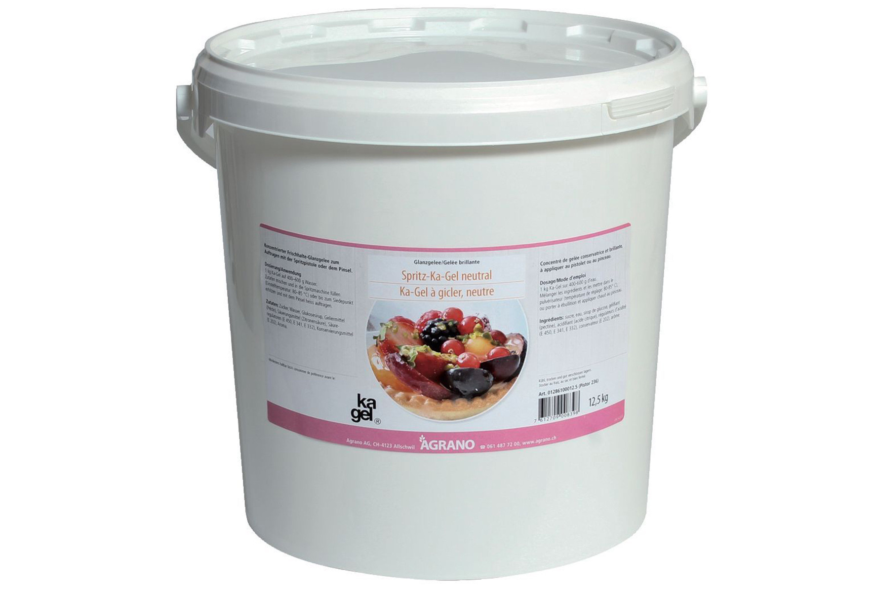 Spritz-Ka-Gel neutral. Ein Produkt der Agrano AG