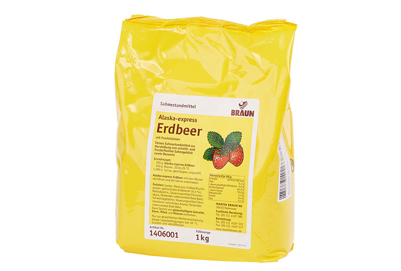 Alaska-express fraise. Un produit de Agrano SA