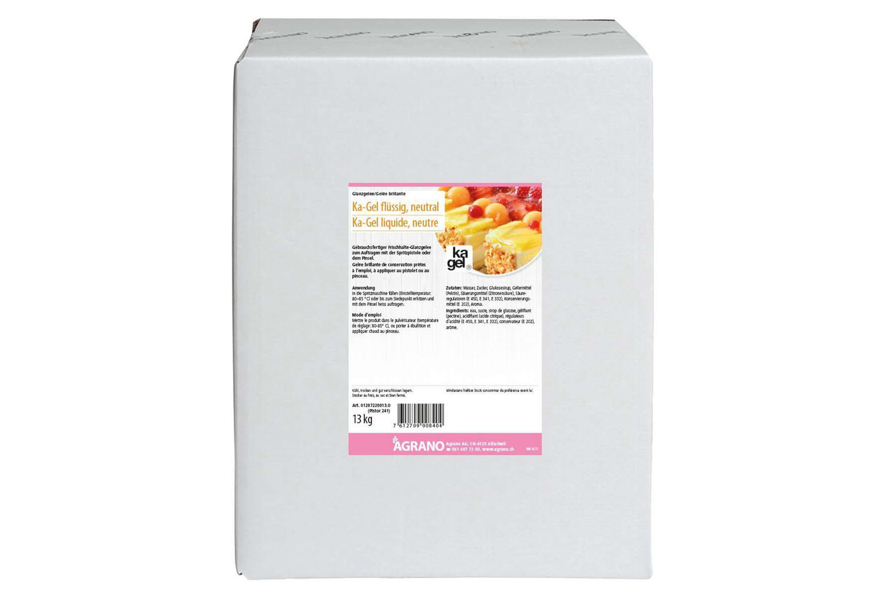 Ka-Gel liquide, neutre. Un produit de Agrano SA