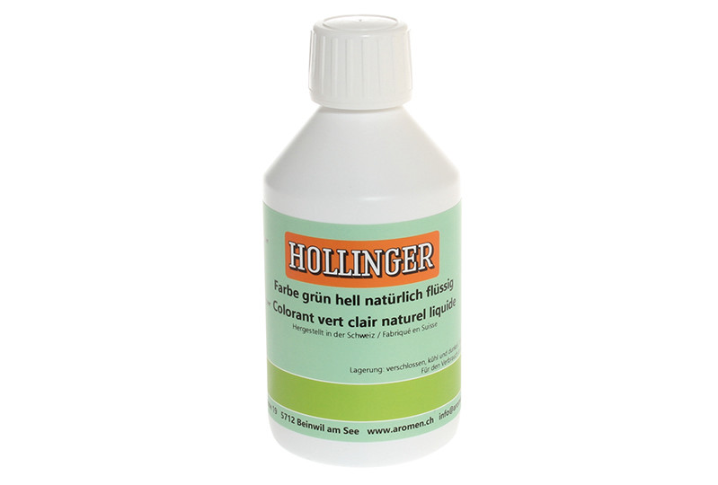 Colorant vert, liquide. Un produit de Agrano SA
