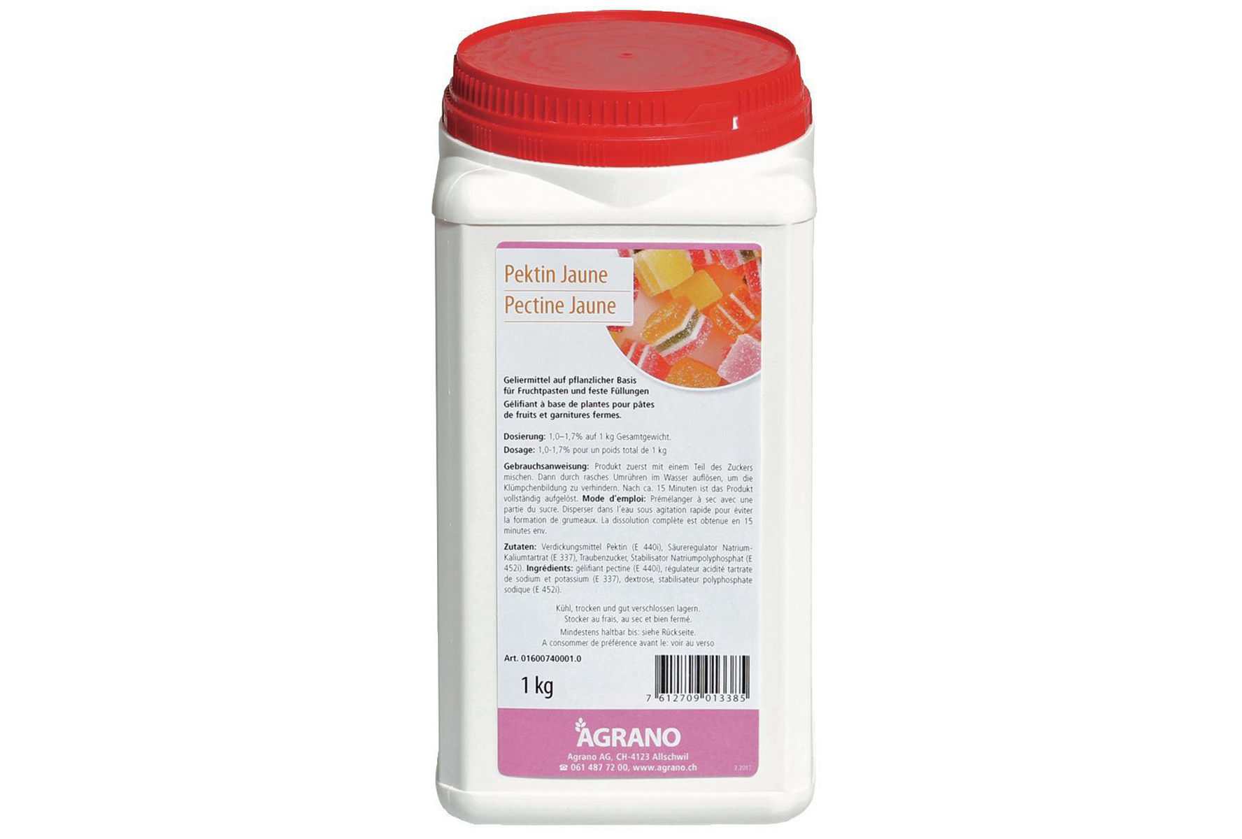 Pektin Jaune. Ein Produkt der Agrano AG