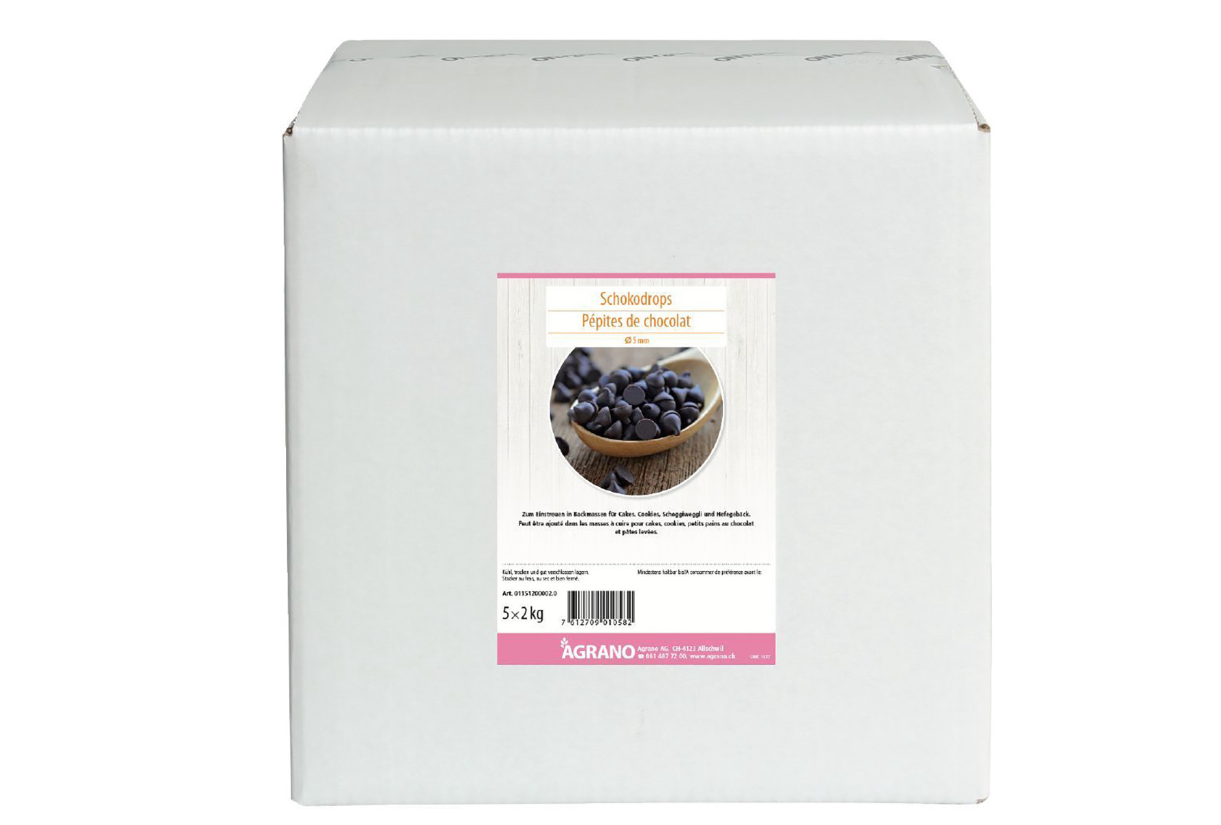 Schokodrops. Ein Produkt der Agrano AG