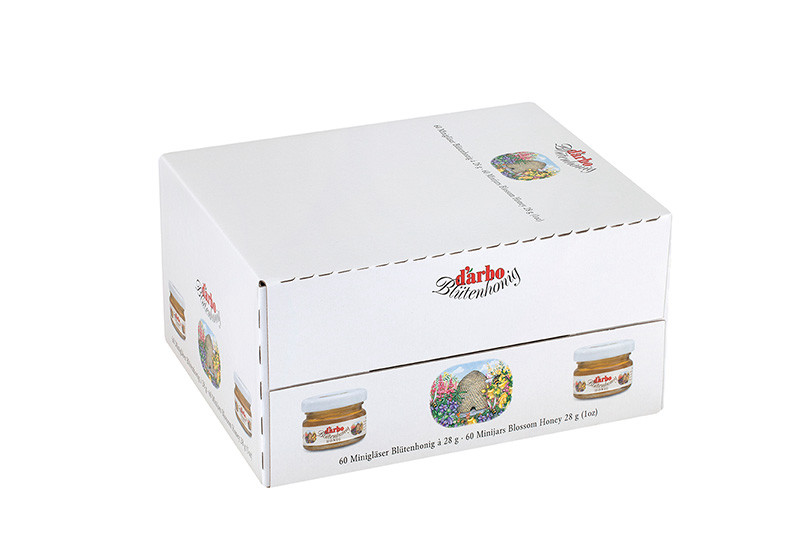 Darbo miel de fleurs mini verre *. Un produit de Agrano SA