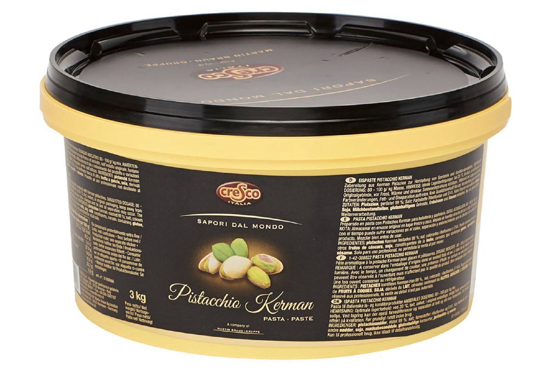 Pâte gourmet pistache Kerman. Un produit de Agrano SA