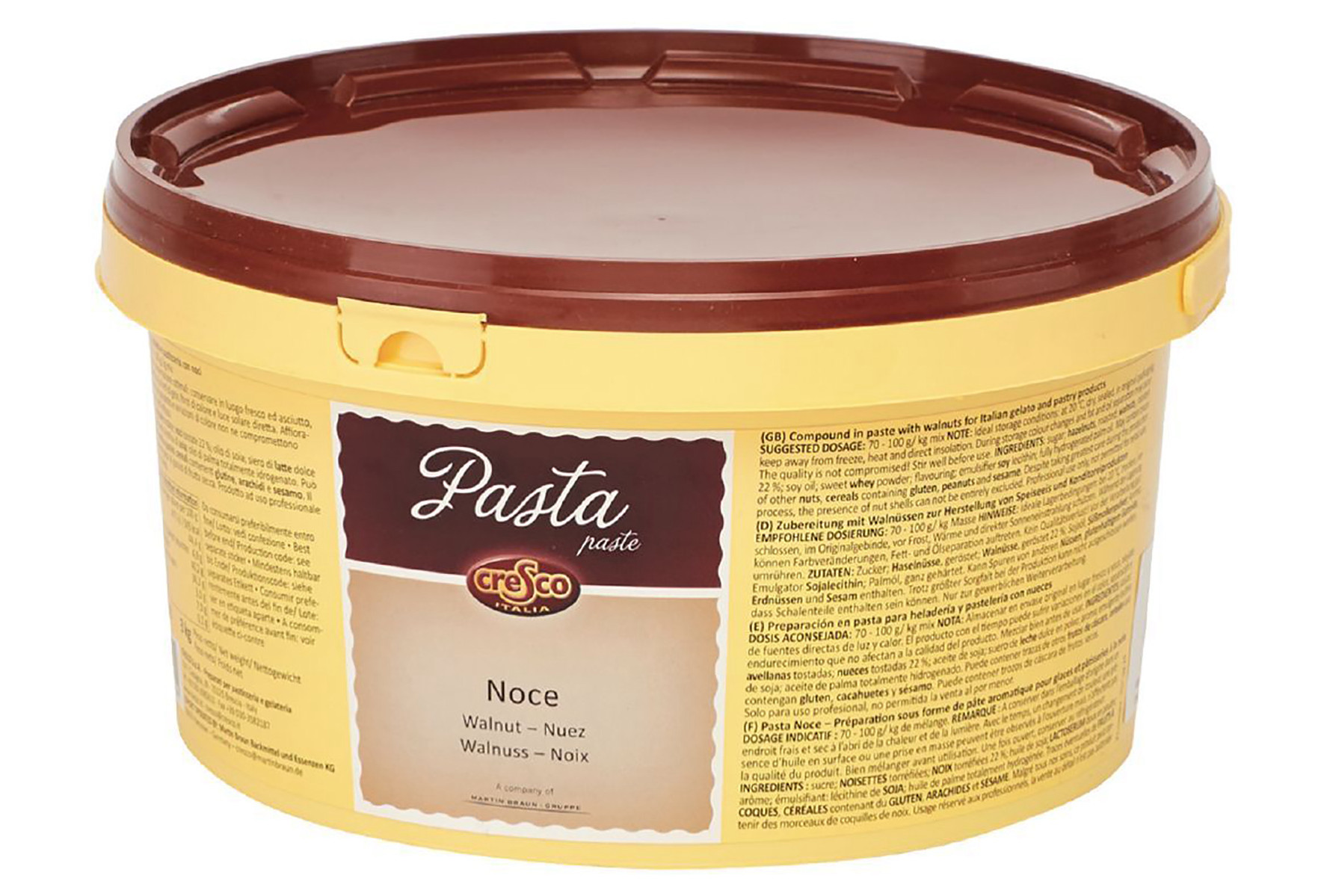 Arôme en pâte noix *. Un produit de Agrano SA