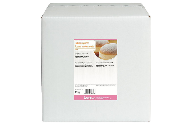 Poudre à décor sucrée Bianca. Un produit de Agrano SA