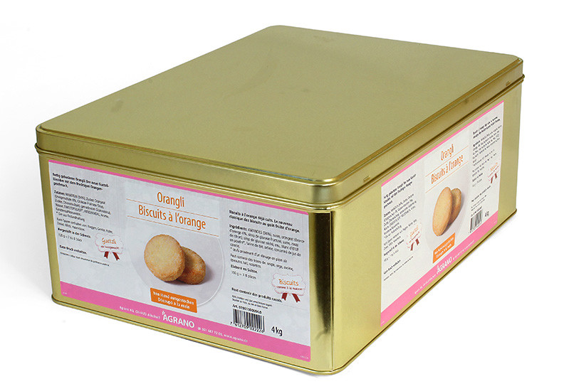 Biscuits à l’orange. Un produit de Agrano SA